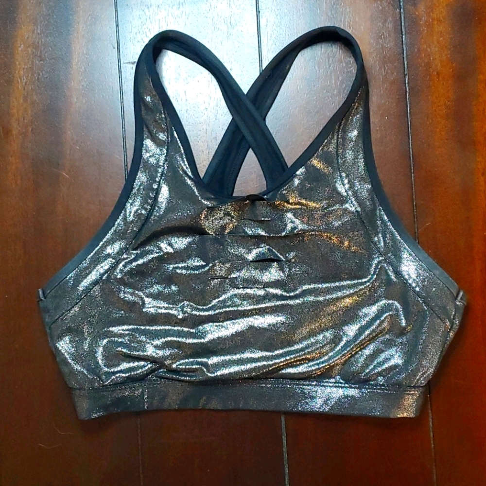 Metallic Sports Bra
